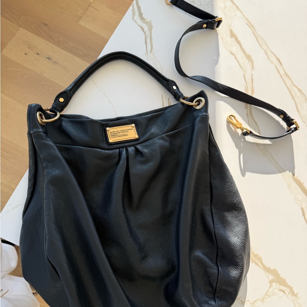 Marc By Marc Jacobs original  Hillier Hobo Black Pebbled Leather